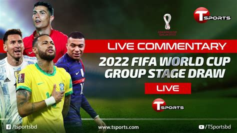 live fifa world cup 2022 group stage draw t sports youtube