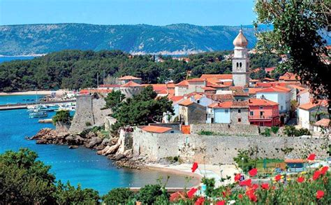 Krk Island Croatia A Golden Island Kroatië Reizen Kroatië Vakantie