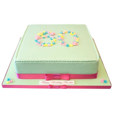 Discover square & rectangular cake pans on amazon.com at a great price. 60th Large Square Birthday Cake