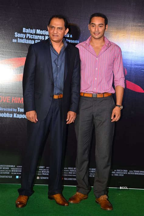 Mohammad Azharuddin And Mohammad Asaduddin During The Trailer Launch Of
