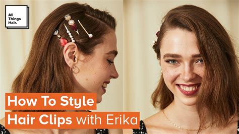 How To Wear Hair Clips Easy Hairstyles Youtube