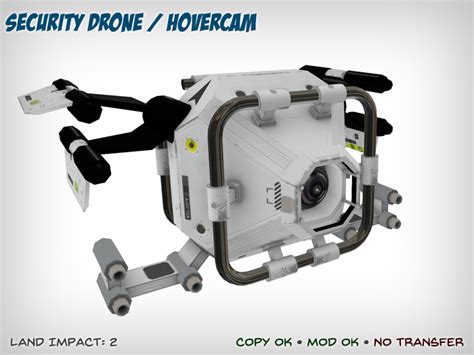 Second Life Marketplace Security Drone Hovercam