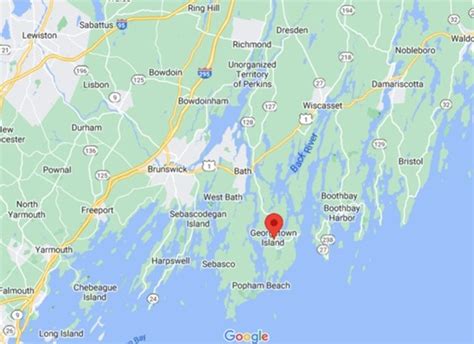 Where Is Georgetown Island Maine See Area Map And More