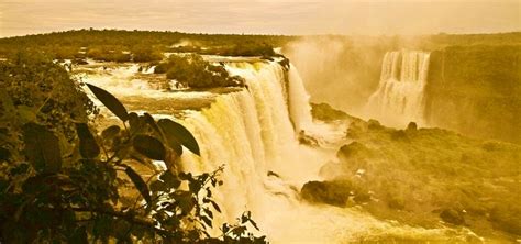 Travel Trip Journey Guairá Falls Brazil Paraguay