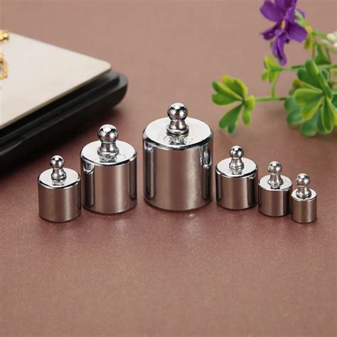 6pcs Precision Calibration Scale Weights Accurate Weights Set 100g 50g