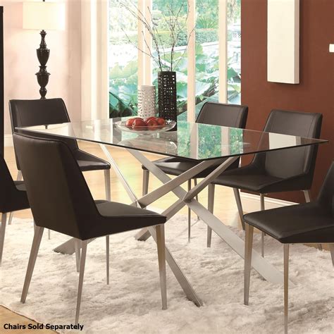 Check spelling or type a new query. Silver Metal Dining Table - Steal-A-Sofa Furniture Outlet ...