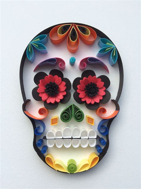 Mexican Calaveras The Famous Sugar Skull Of The Day Of The Dead On