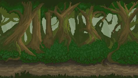 Scene Videogame Forest Wood Pixel Art By Giuz09 On Deviantart