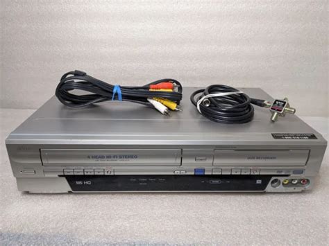 FUNAI SV2000 WV20V6 DVD VCR Recorder 4 Head Hi Fi DVD VHS Combo