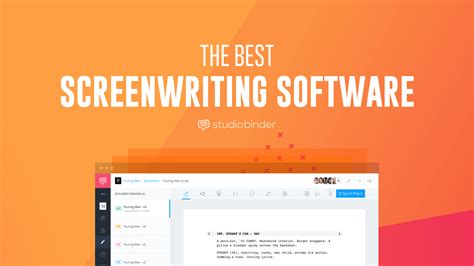 StudioBinder Screenwriting Software | Screenwriting software, Screenwriting, Writing software