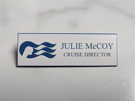 The Love Boat Julie Mccoy Name Badge Tag Cosplay Halloween Etsy