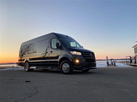 Hire Black Mercedes Sprinter - Bravo Limo Services