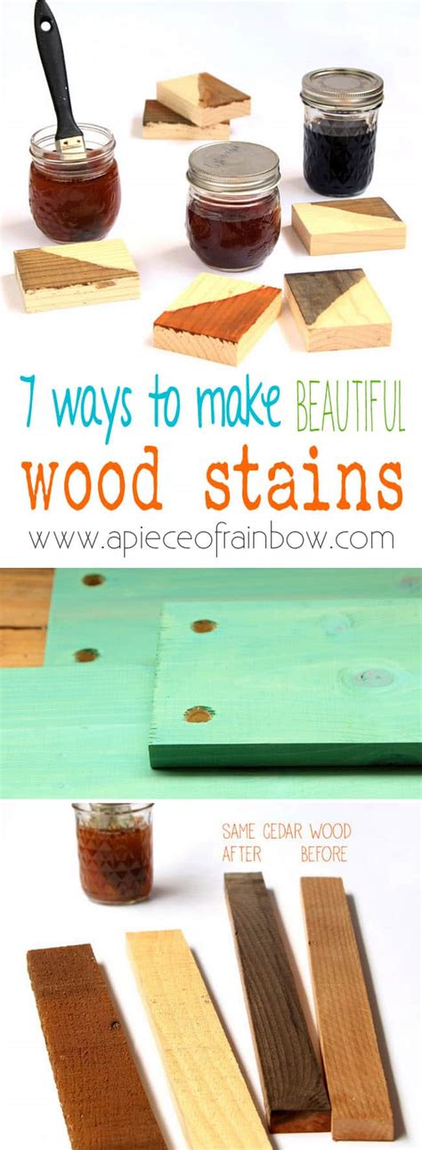 Make Wood Stain 7 Ways A Piece Of Rainbow 2022