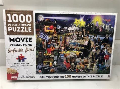 1000 Piece Jigsaw Puzzle Puntastic Puzzles Movie Visual Puns Hinkler