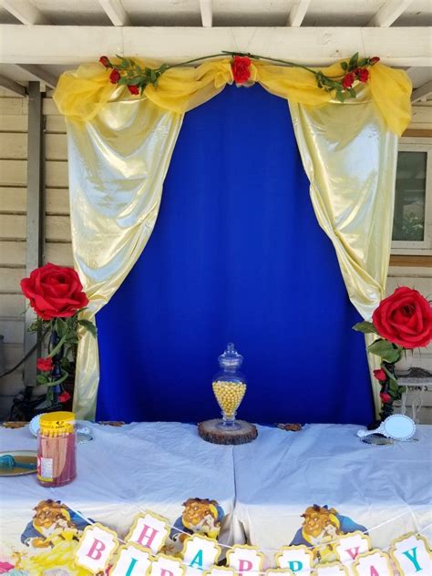 Beauty And The Beast Backdrop Beauty And The Beast Theme Trunk Or