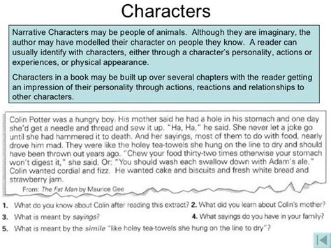 Creative Writing Character Description Examples Character Sketch