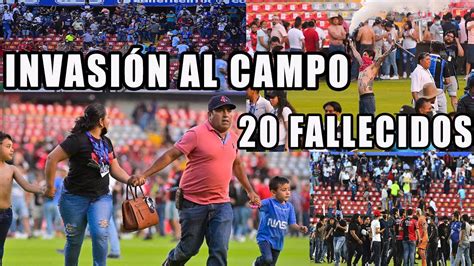 INVASIÓN AL TERRENO DE JUEGO TRAS BATALLA CAMPAL DEJA 20 FALLECIDOS