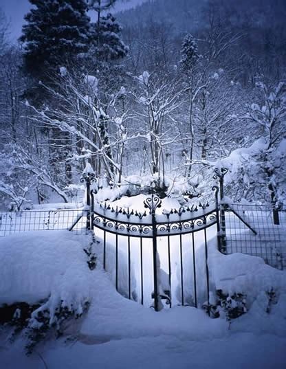 Oh By The Way Gates In Snow