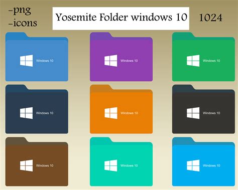 Yosemite Folder Windows 10 By Lahcenmo On Deviantart