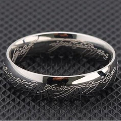 Jewelry Lord Of The Rings The One Ring Replica 6mm Silver Poshmark
