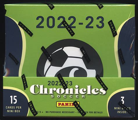 2022 23 Panini Chronicles Soccer Hobby Box Pristine Auction