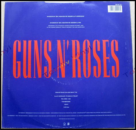Totally Vinyl Records Guns N Roses Knockin On Heaven S Door Lp