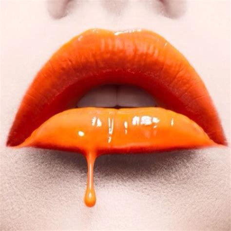 Colours Hair Color Orange Orange Lips Orange Lipstick
