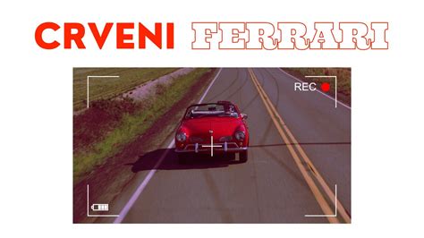 Mladen Grdovi Crveni Ferrari Official Lyric Video Youtube