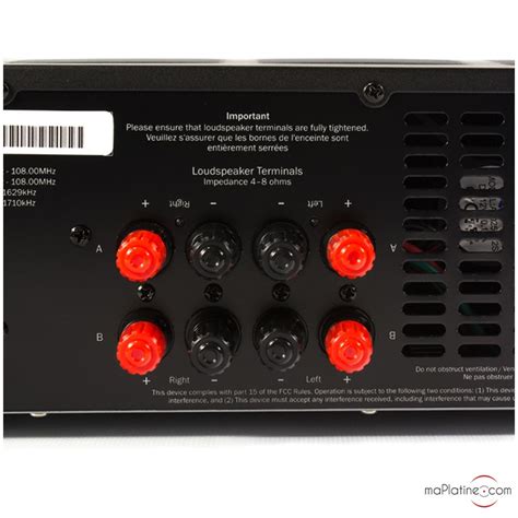 Amplificateur Intégré Cambridge Audio Topaz Sr20 Les Produits Arrêtés