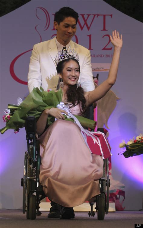 Pattarawan Panitcha 21 Wins Miss Wheelchair Thailand Photos Huffpost