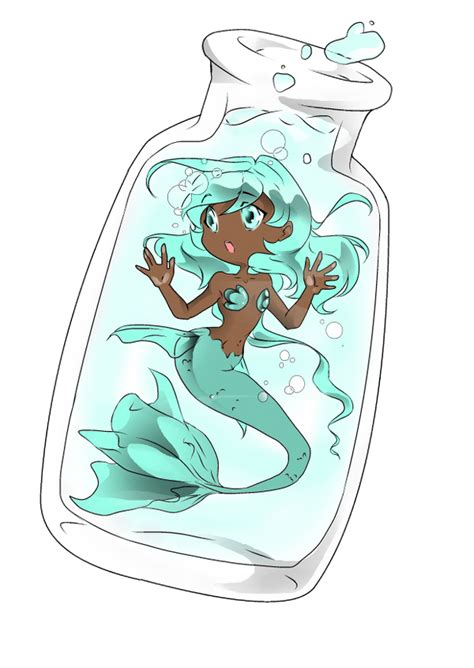 Mermaid In A Bottle By 1tomboy On Deviantart