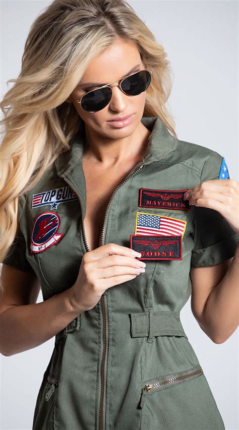 Womens Top Gun Costume Top Gun Women S Flight Dress Womens Sexy Air Force Costume Sexy Air