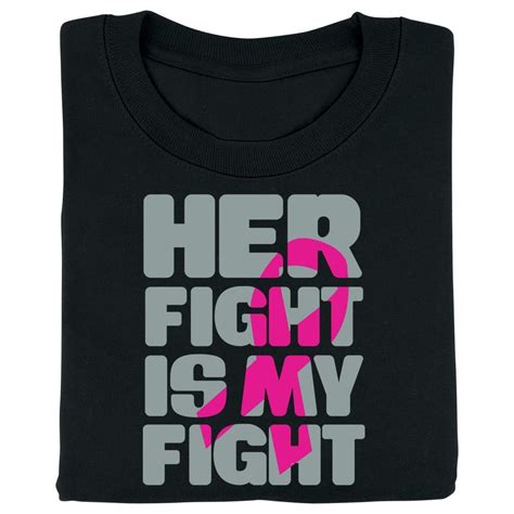 Her Fight Is My Fight Short Sleeve Awareness T Shirt Positive Promotions