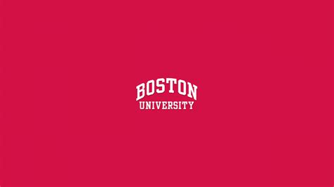 Download Simple Boston University Logo Wallpaper