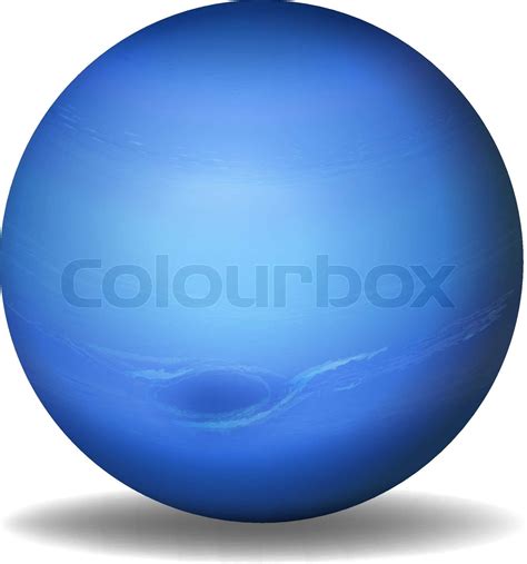 Planet Neptune Stock Vector Colourbox