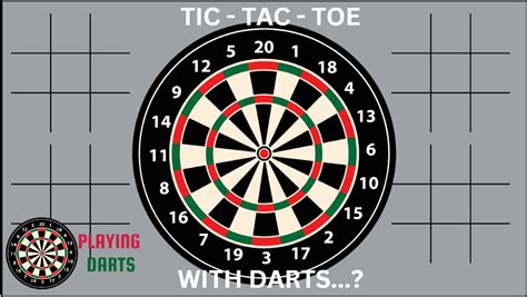 Tic Tac Toe Darts Simple But Enjoyable Playing Darts