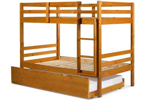 Palace Imports Arizona Honey Pine Twintwin Bunk Bed W Trundle