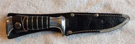 Rare Hunting Knife Edge Mark Model 478 Super Hollow