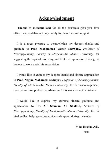 Phd Thesis How To Write Acknowledgements