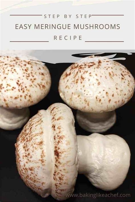 Delicious Meringue Mushrooms Recipe