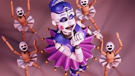 Ballora With Group Foxy Five Nights At Freddys Sister Location Hd Fnaf