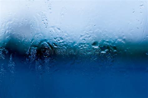 Wet After The Rain The Glass In The Window Stock Image Image Of
