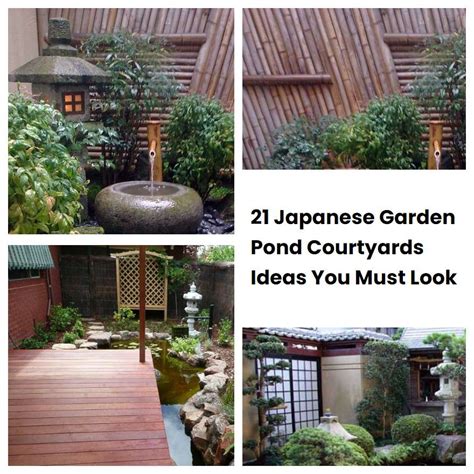 21 Japanese Garden Pond Courtyards Ideas You Must Look Sharonsable