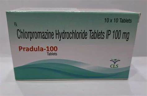 100mg Chlorpromazine Hydrochloride Tablet Ip At Rs 40stripe