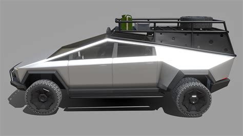 Tesla Cybertruck Off Road Shubbak3d