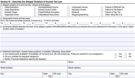Irs Form 3949 A Instructions