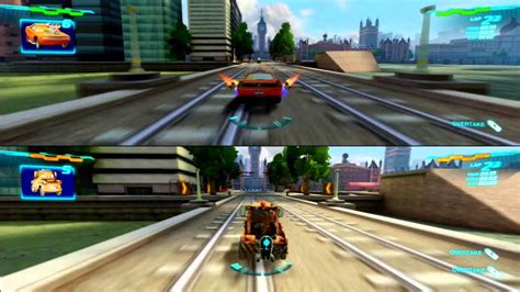Cars 2 Game Play 2 Player Split Screen 004 Youtube