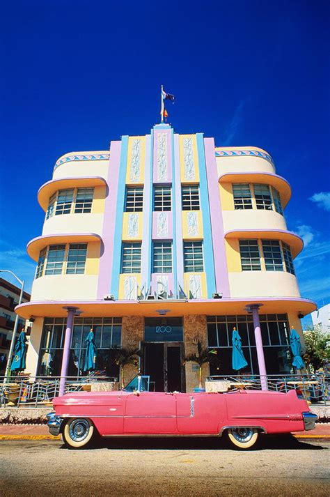 Usa Florida Miami Beach Art Deco By Randy Wells