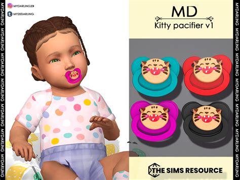 The Sims Resource Kitty Pacifier V1 Infant