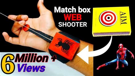 How To Make SPIDER MAN Web Shooter With Matchbox DIY Spiderman Web Easy Web Shooter Tutorial